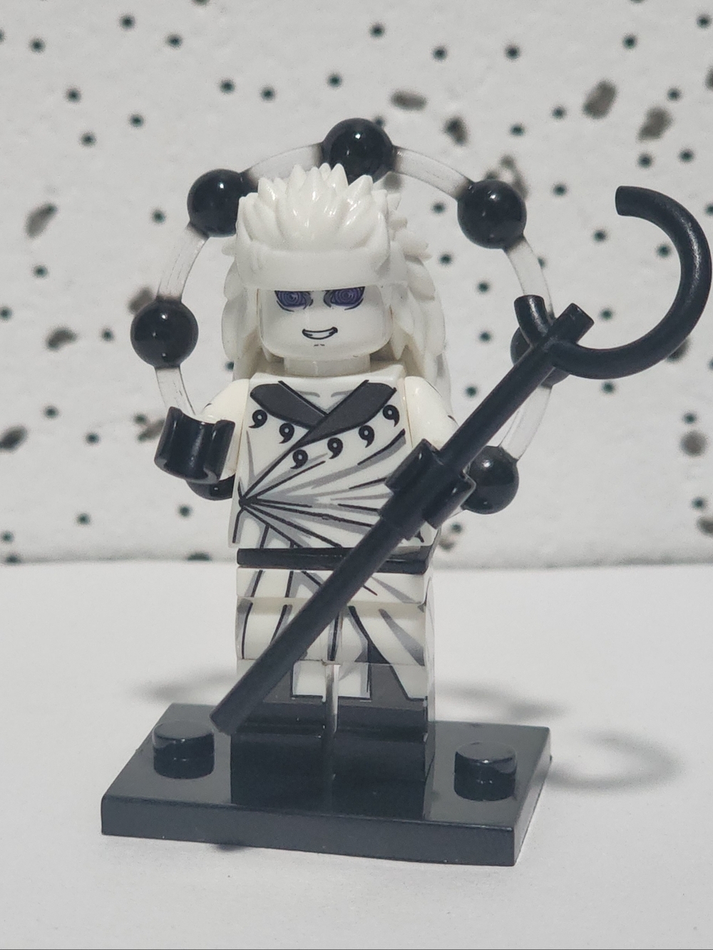 Naruto Shippuden Madara Uchiha  anime minifigure from the series, Custom lego